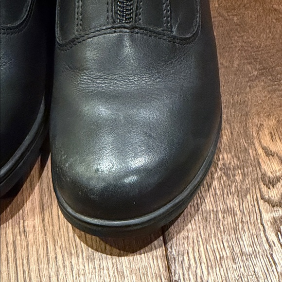 Dansko Black Front Zipper Boots, Size 7.5 (38) - Picture 4 of 11